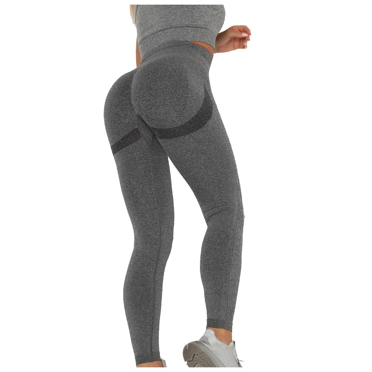 High-Waist Scrunch Leggings — Bubble Butt Push-Up Tights