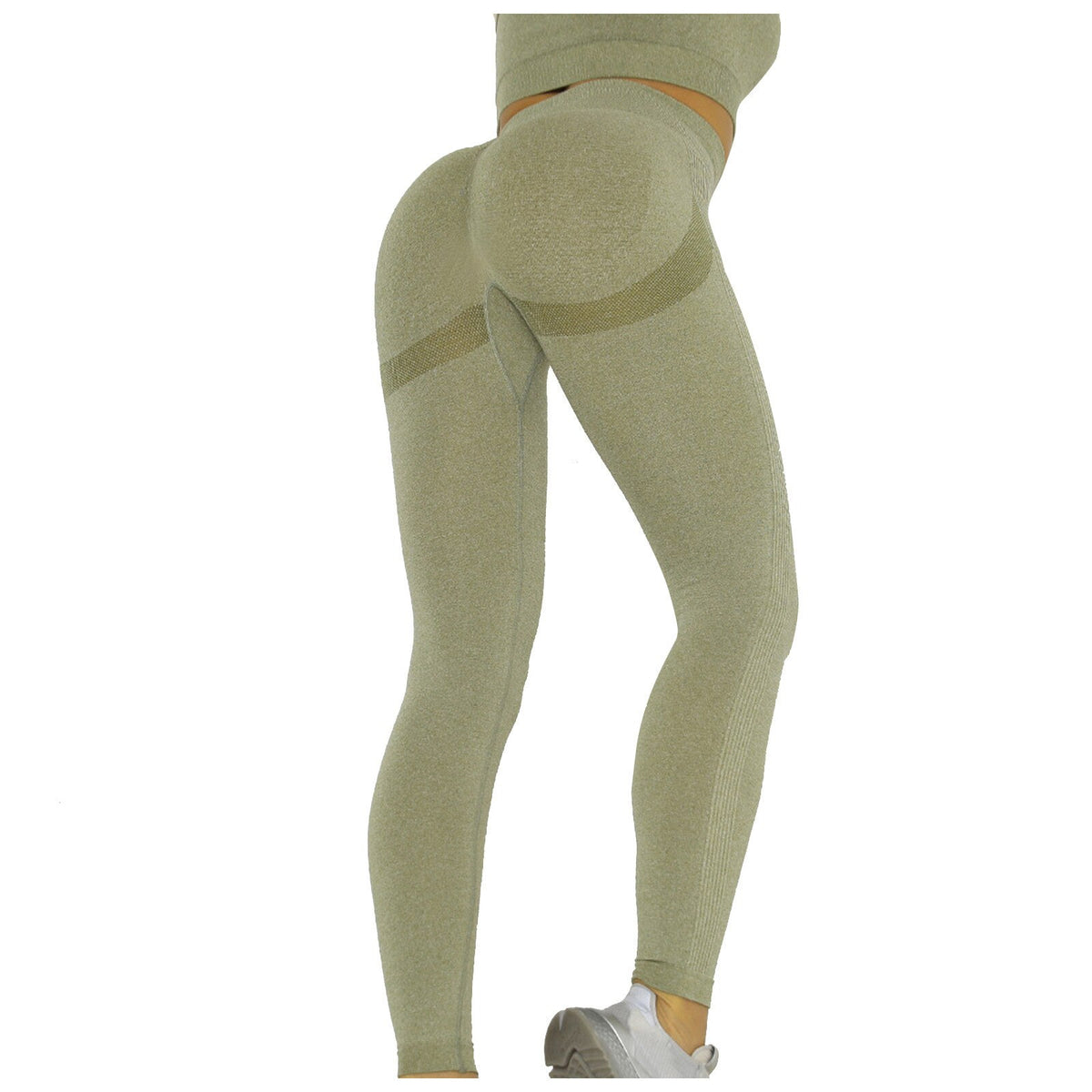 High-Waist Scrunch Leggings — Bubble Butt Push-Up Tights