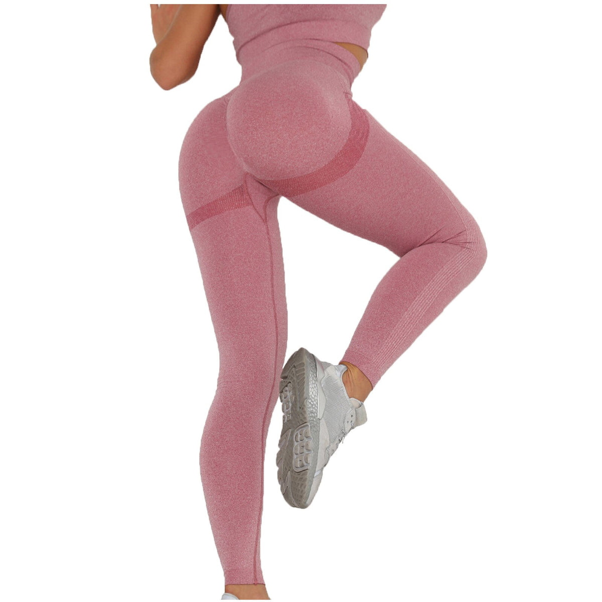 High-Waist Scrunch Leggings — Bubble Butt Push-Up Tights