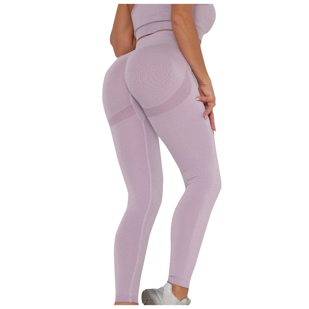 High-Waist Scrunch Leggings — Bubble Butt Push-Up Tights
