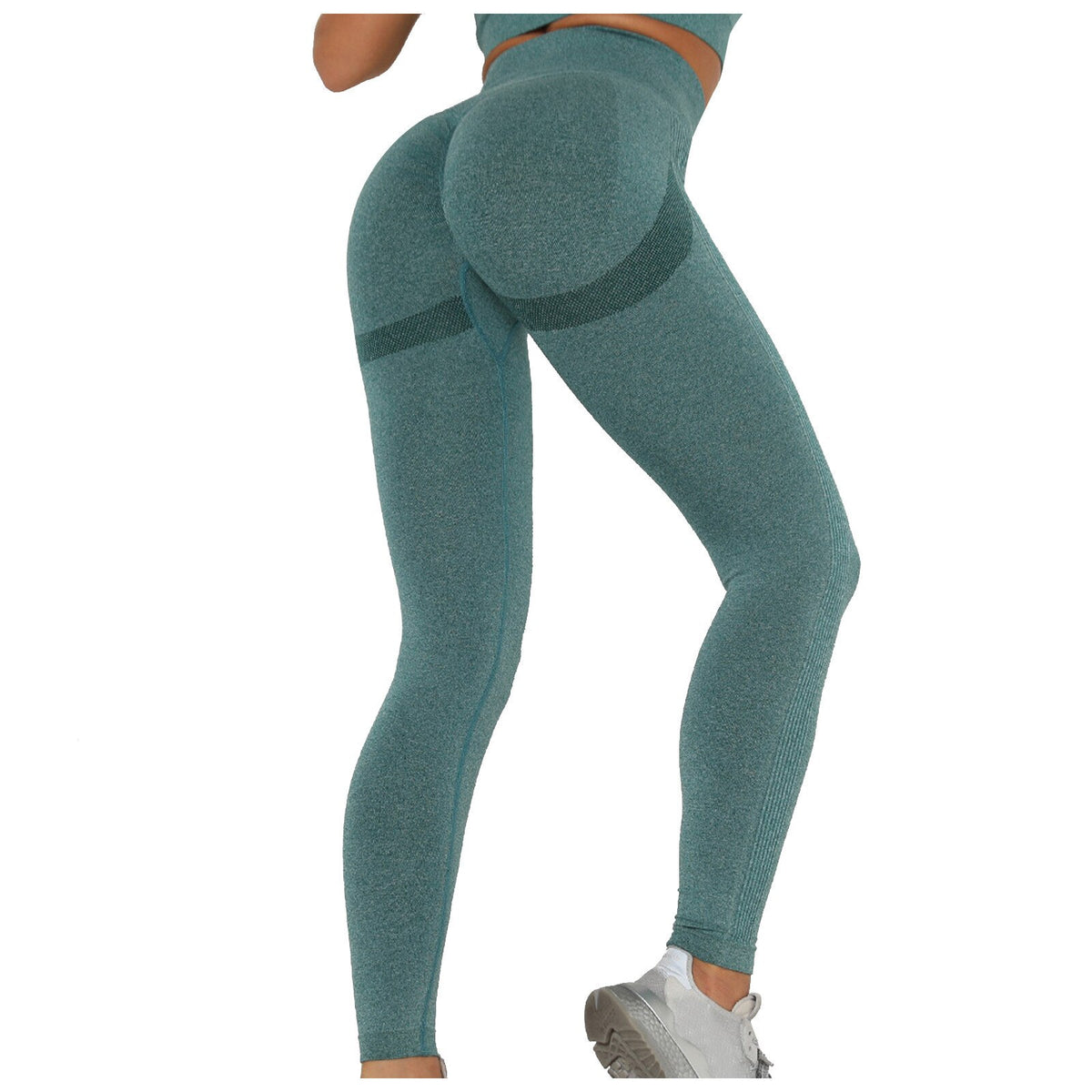 High-Waist Scrunch Leggings — Bubble Butt Push-Up Tights