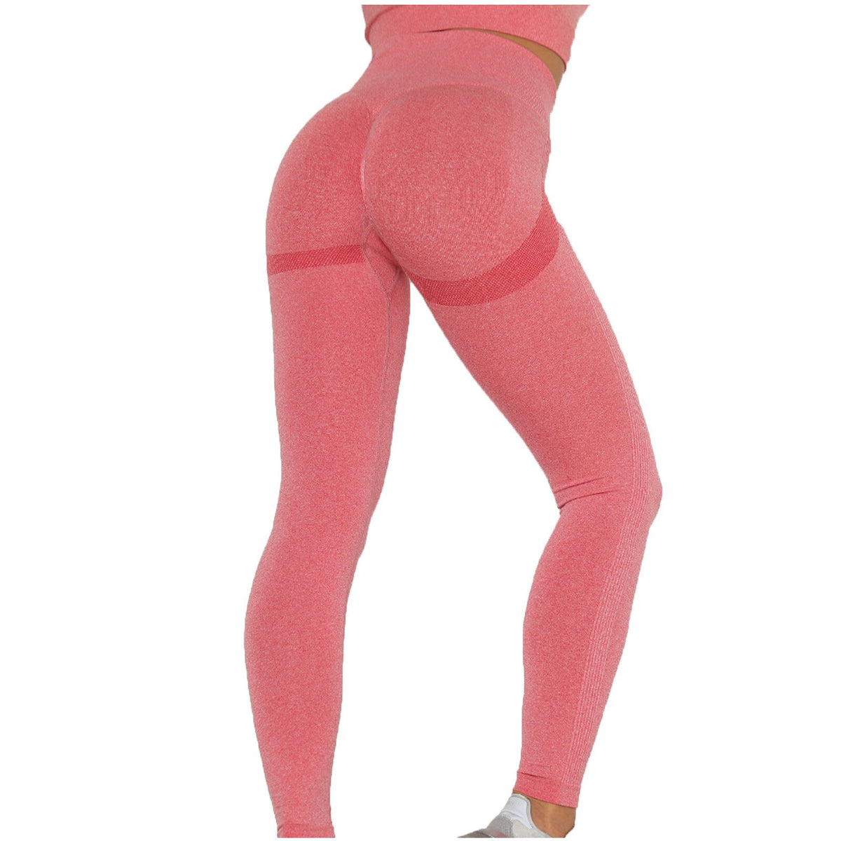 High-Waist Scrunch Leggings — Bubble Butt Push-Up Tights