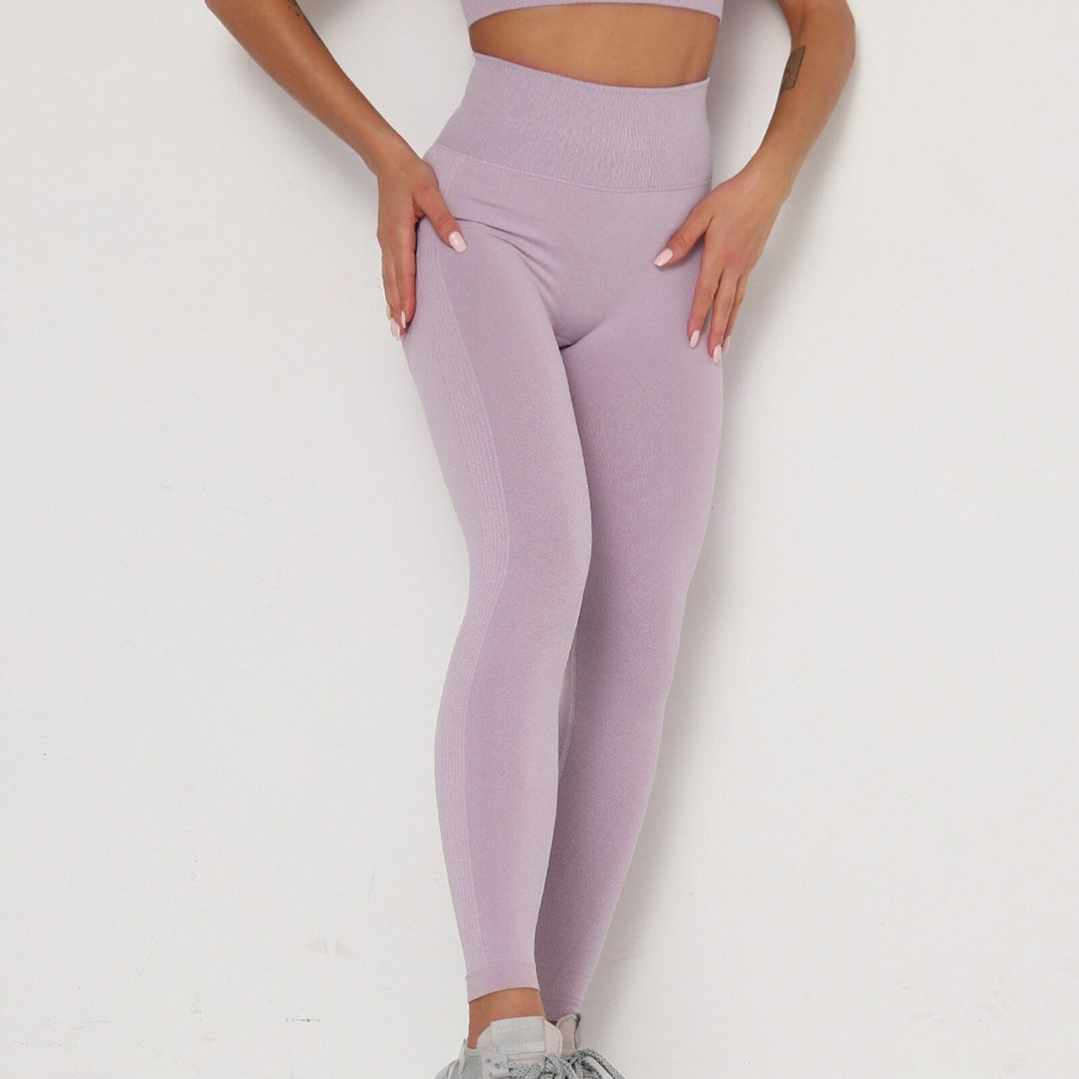 High-Waist Scrunch Leggings — Bubble Butt Push-Up Tights