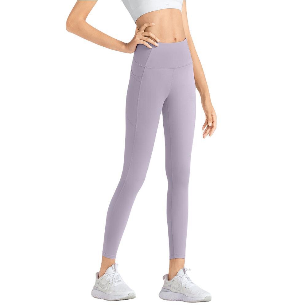 High-Waist Pocket Leggings — Tummy Control Running Pants