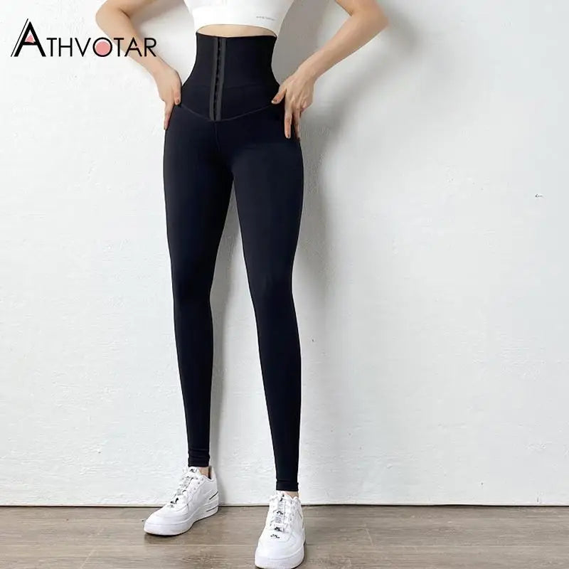 High-Waist Slim Leggings — Everyday Compression Pants